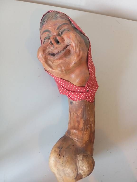 Figuren: Krienser Holzfigur "Charakterkopf" – Gebraucht aus Basel von Petergunn 1