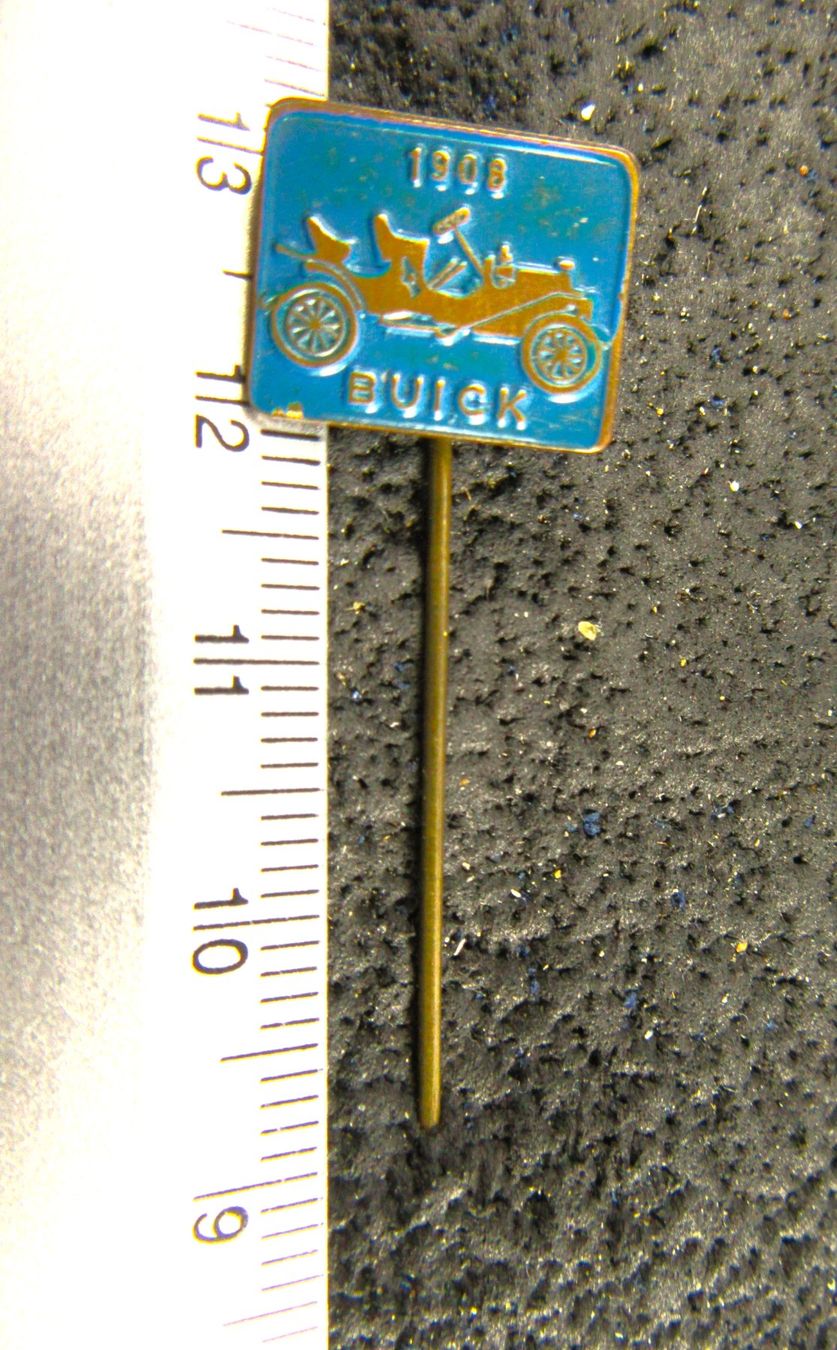 Buick Plaquettes & Badges: BUICK 1908 AUTO ABZEICHEN BLAU ANSTECKNADEL OLDTIMER VINTAGE – D'occasion à Ettingen par Hausi4711 1