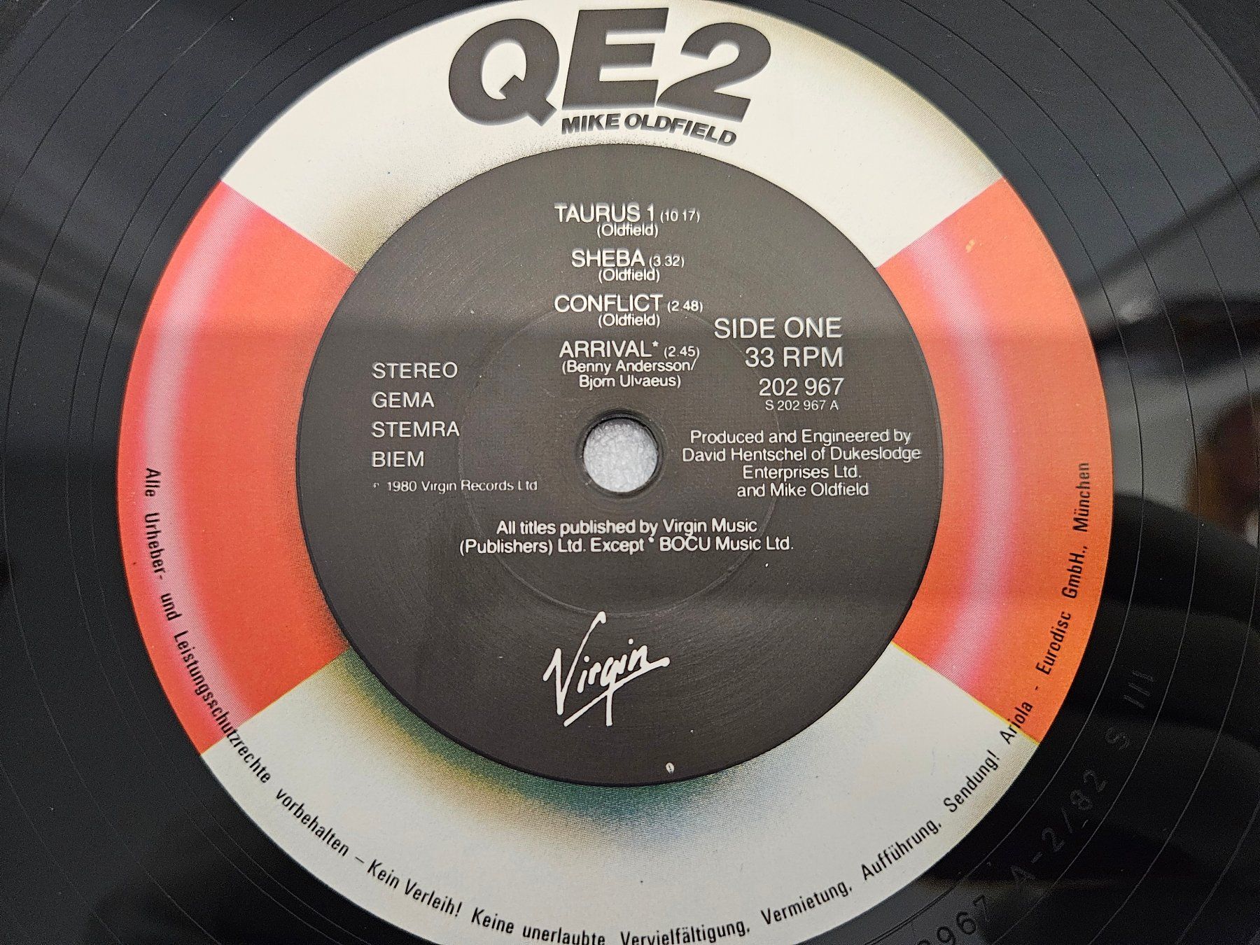 Schallplatten: Mike Oldfield – QE2 (LP, Rock) – Gebraucht aus Uster von Vinyl-Leidenschaft 4