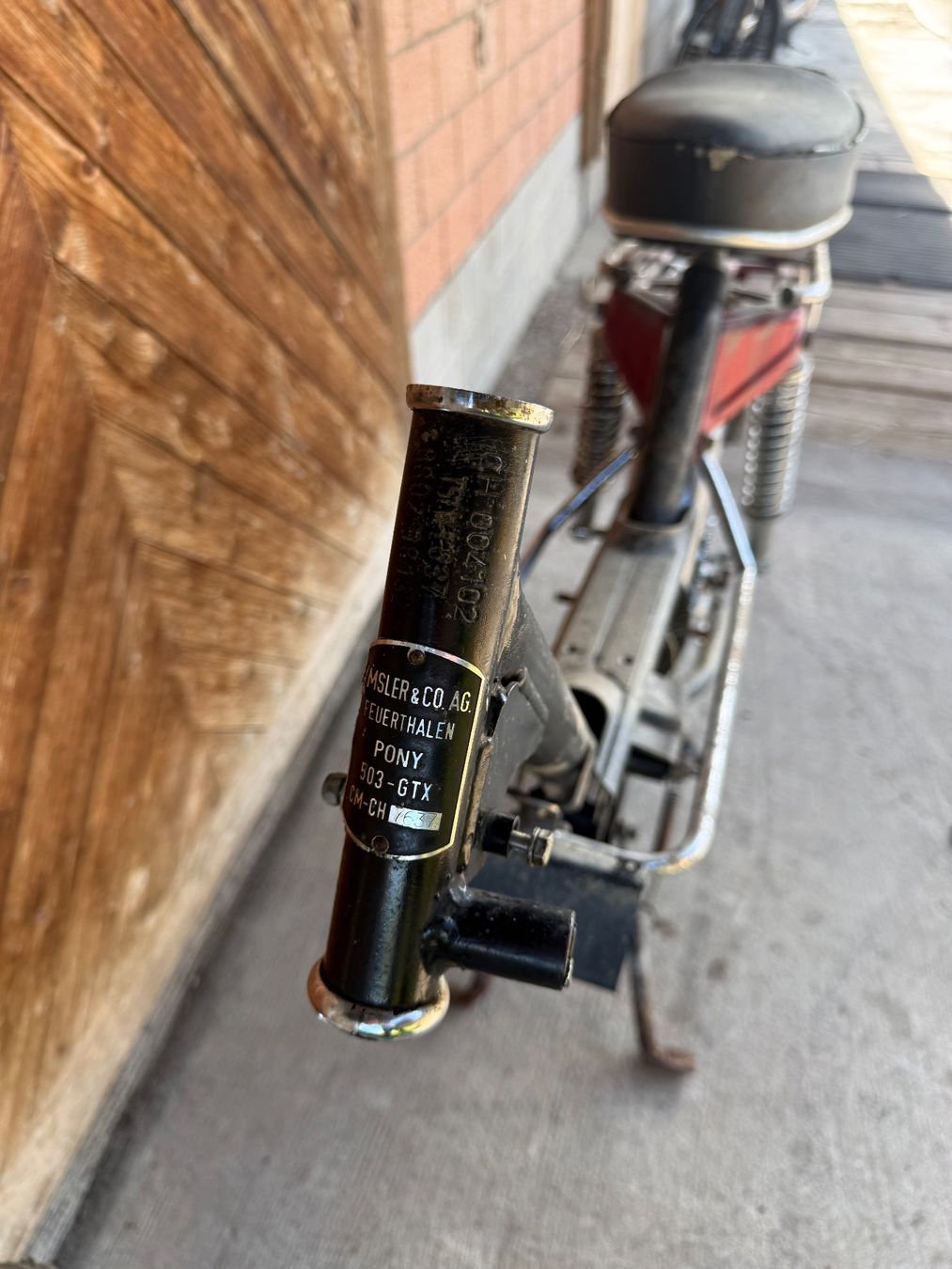 Sachs Mofas: Sachs Pony 503 GTX mit Ausweis – Defekt aus Fahrni b. Thun von Schneiderlein55 3