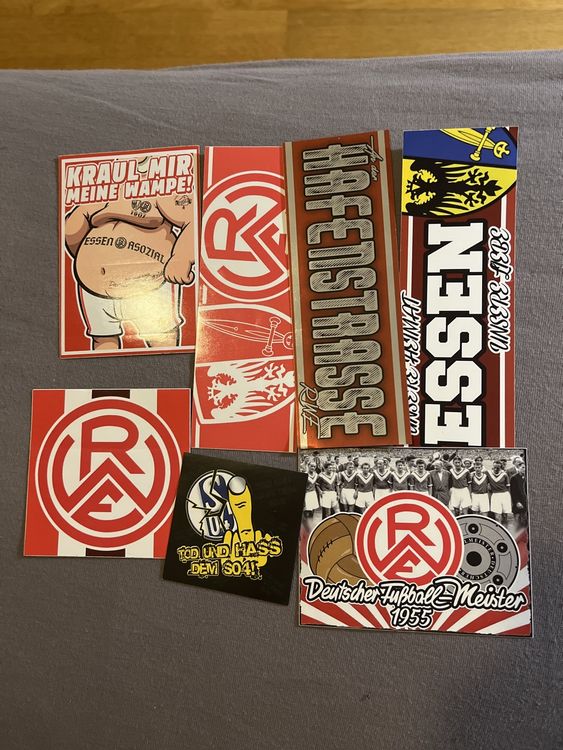 ROT WEISS ESSEN ULTRAS Sticker (Neu und originalverpackt) in Lyss für