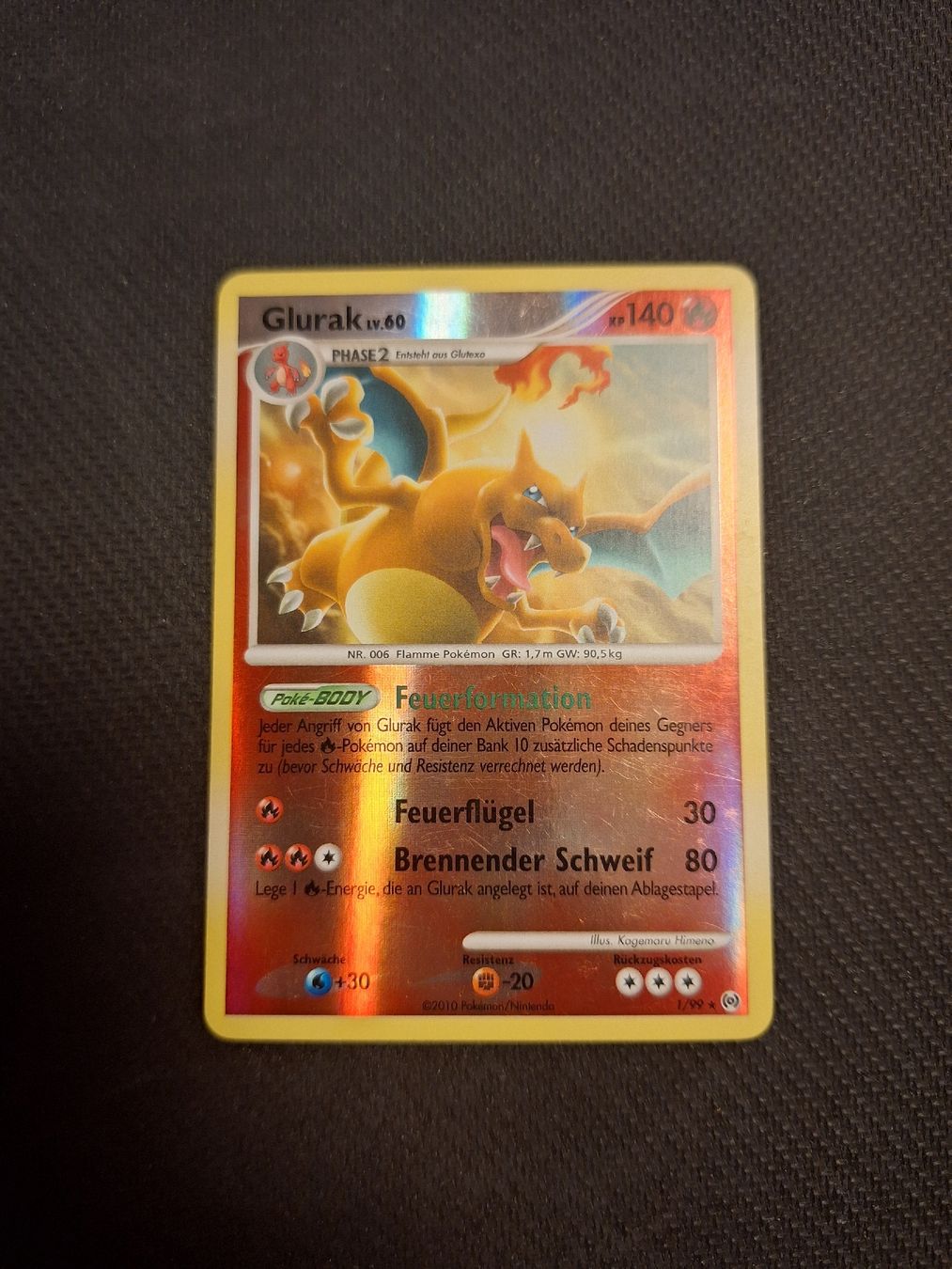 Pokémon Cartes à collectionner: Pokemon Karte Charizard (AR 1) – D'occasion à Obernau par gig_g7j8