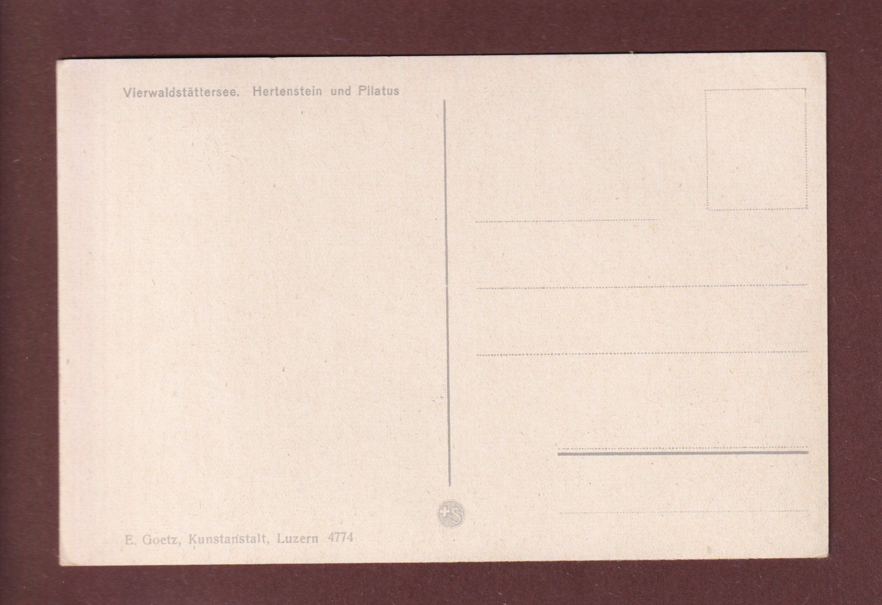 Cartoline postali: HERTENSTEIN und Pilatus – Usato da Pully venduto da nicecards 1