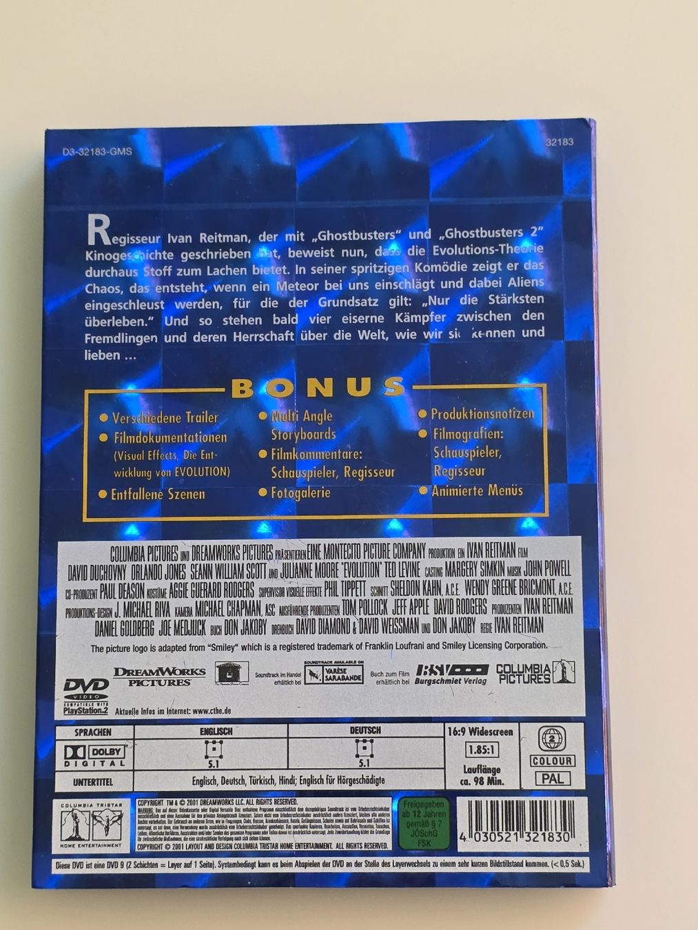 Alle DVDs: DVD Film Evolution guter Zustand – Gebraucht aus Alberswil von mario889 1