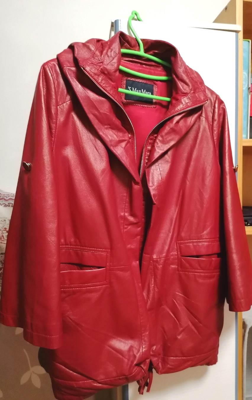 Max Mara Giacche: Max Mara leather jacket Italian size 6 – Usato da Lugano venduto da aur_ycr6