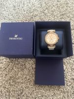 Swarovski Uhr Roségold Kristall Zifferblatt guter Zustand
