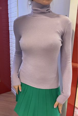 Glamour Dolcevita di viscosa colore viola- tgS/M/L- new👌chi