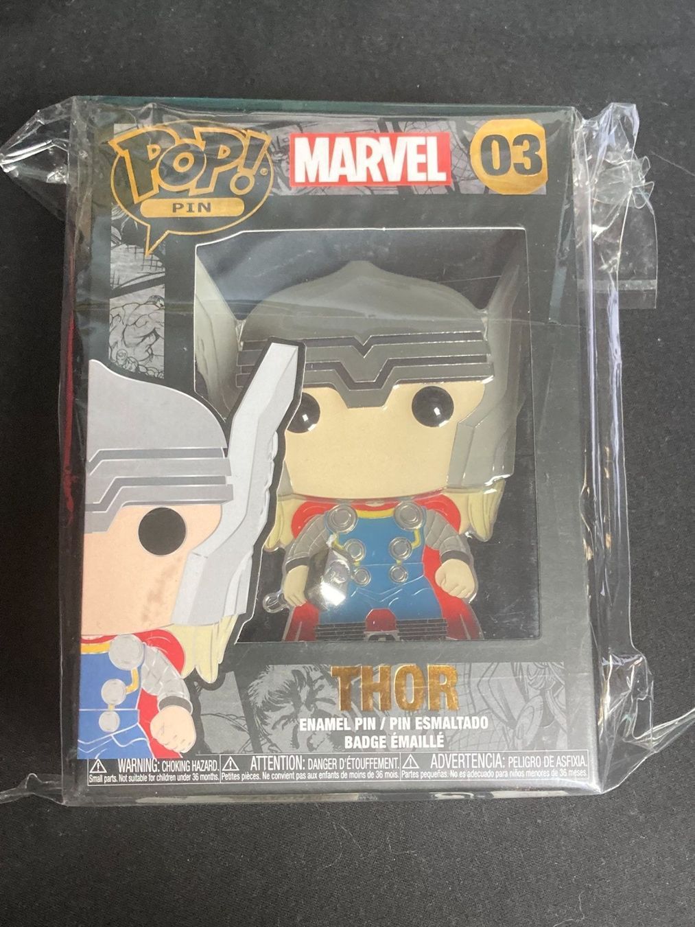 Plaquettes & Badges: POP Pin - THOR - Marvel – Neuf avec emballage d'origine à Bassecourt par CALUMET-X