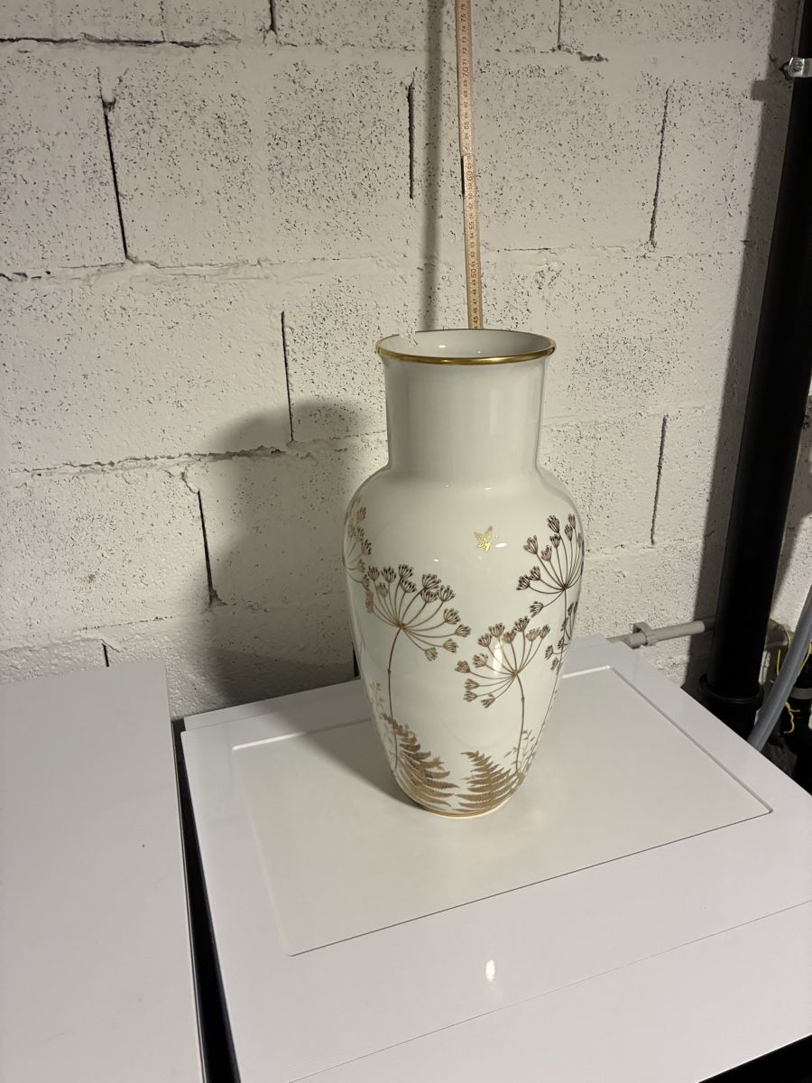 Vasi & Recipienti: Langenthaler Kerbel Vase ca. 46 cm hoch – Difettoso da Oberhünigen venduto da Beni014