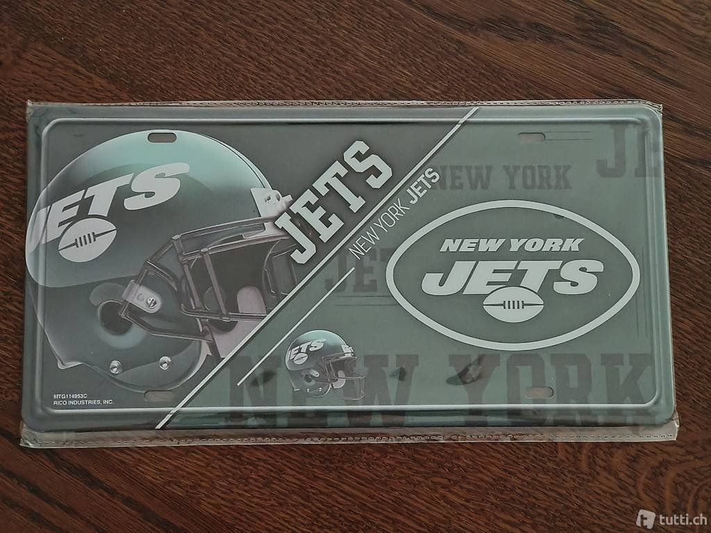 Schilder: Blechschild New York Jets NFL justin fields – Neu und originalverpackt aus Wangen SZ von Charlie_Firpo