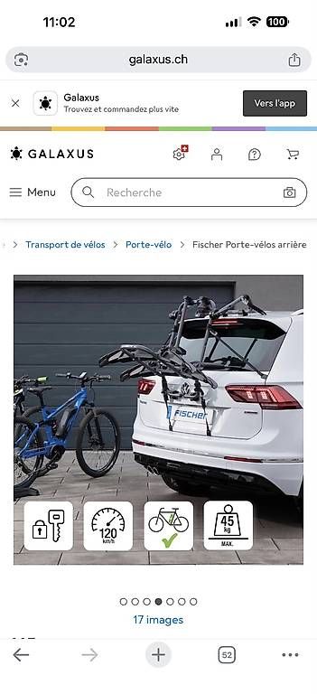 Fischer Pièces détachées: Porte vélo – D'occasion à Attalens par loreuh 3