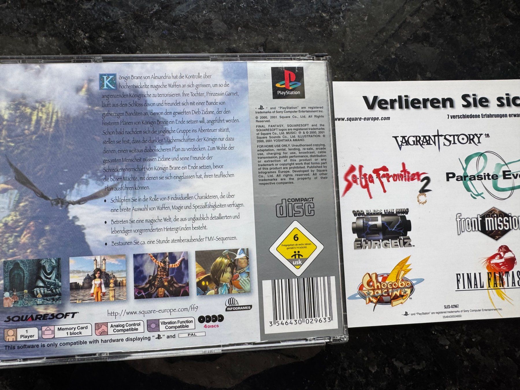 Sony Giochi: Final Fantasy IX (PS1) – Usato da Kehrsatz venduto da cashswiss2 1