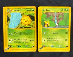 Sunflora and Sunkern Pokemon (Skyridge) - 105/144 & 106/144
