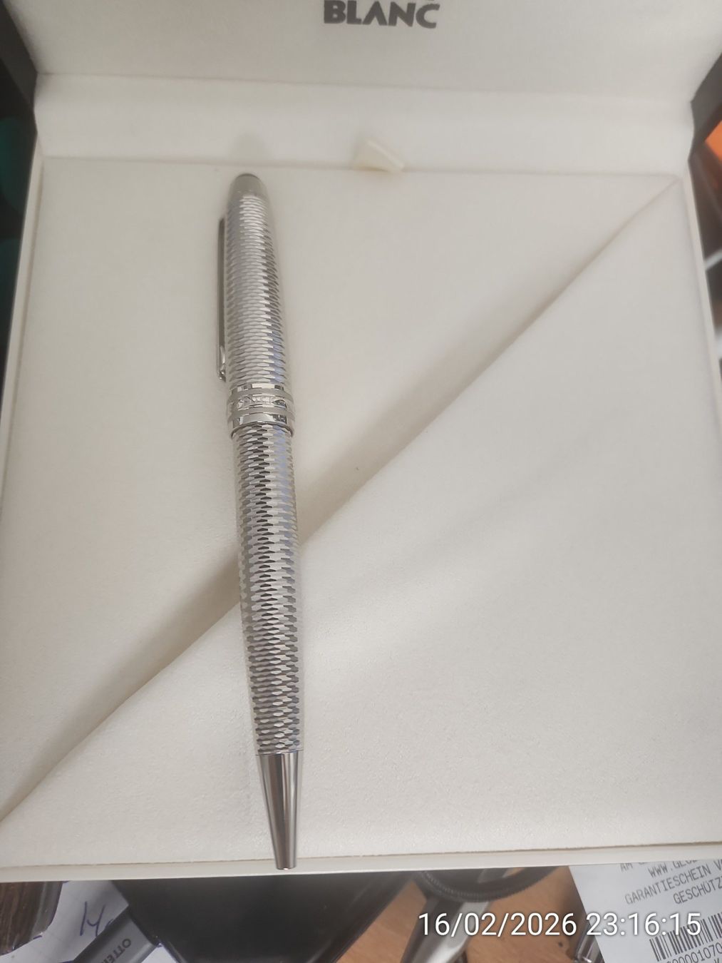 Montblanc Penna & Evidenziatori: Montblanc Meisterstück Geometry Solitaire Midsize Neu – Nuovo e nell'imballaggio originale da Zürich venduto da dor_ss9j 1