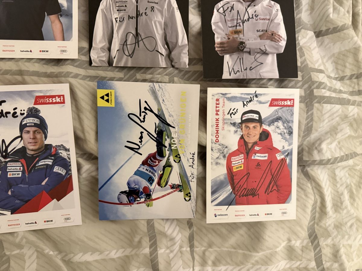Autographes: Original Autogrammkarten mit persönlicher Widmung – D'occasion à Rüschlikon par andi_841 4