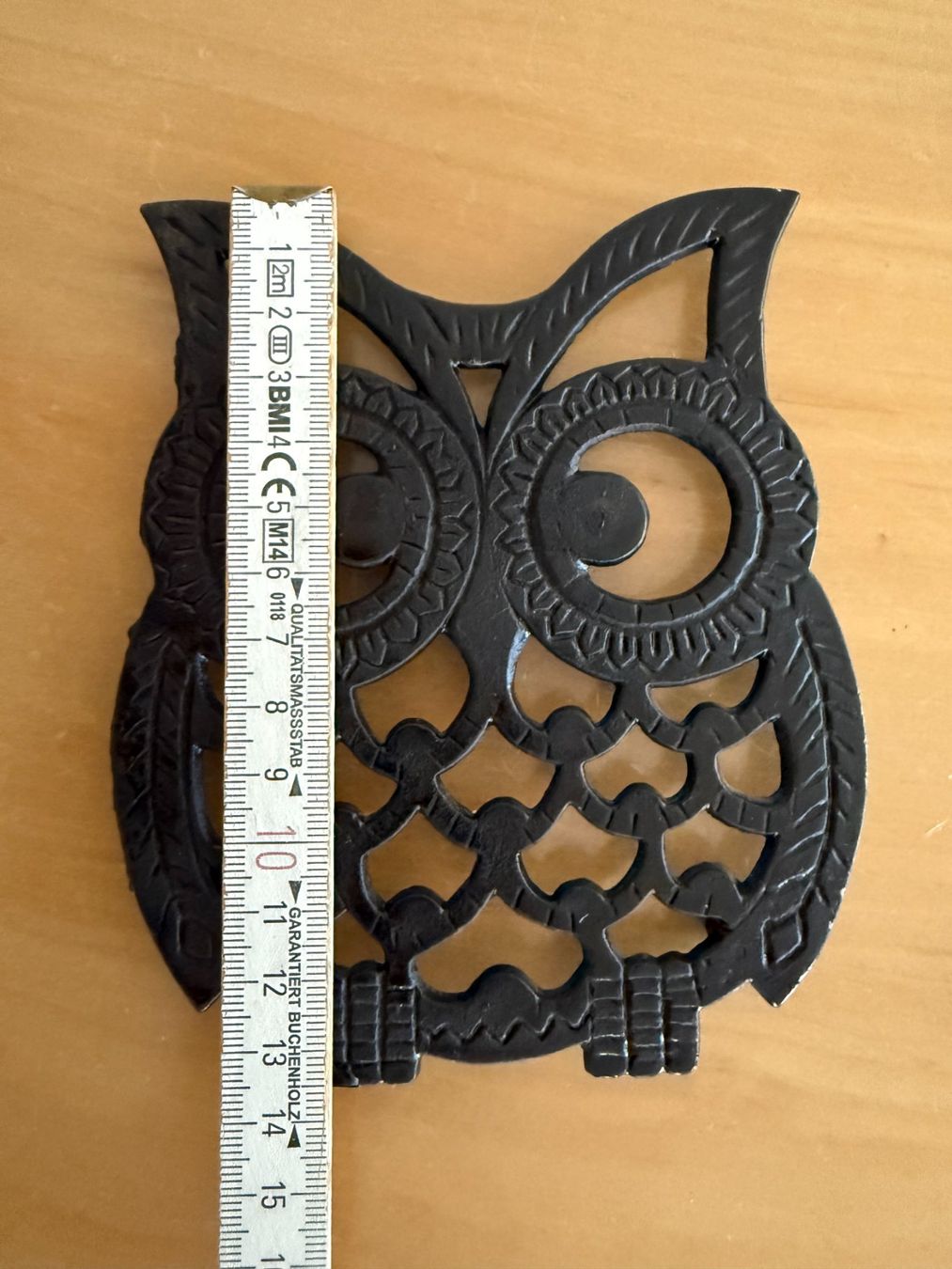 Sottobicchieri: Pfannenuntersetzer  Untersetzer  Eule  Uhu  Metall – Usato da Subingen venduto da ArtBead 2