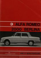 BETRIEBSANLEITUNG | ALFA 2000 BERLINA - AB 06.1971 - IT