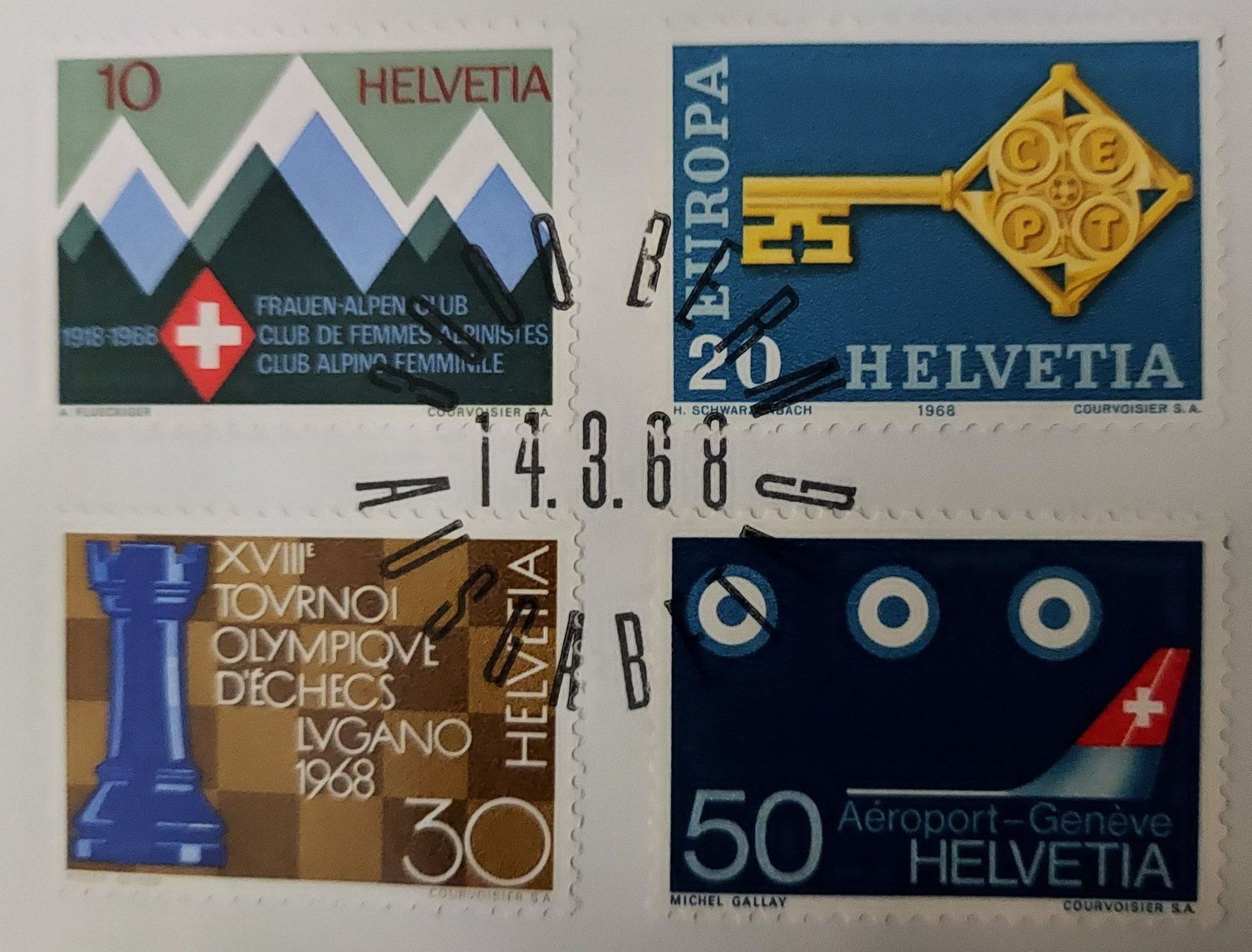Tutti i francobolli: Werbepostmarken 1968 – Nuovo e nell'imballaggio originale da Lyss venduto da rochen54 1