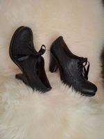 PORTOAKTION! Zinda Schnürpumps Schwarz, Leder, Gr.39(39.5)