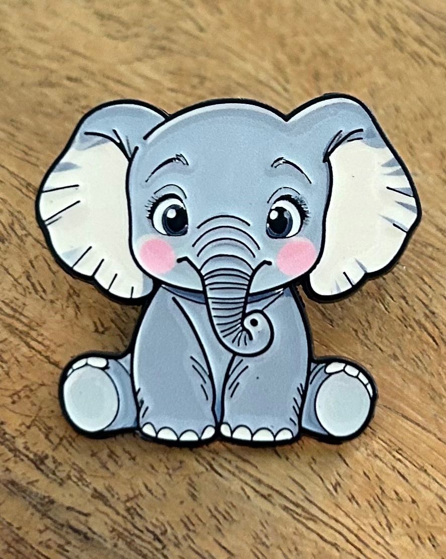 Plaketten & Abzeichen: Süsser Pin Elefant – Neu und originalverpackt aus Geneve von vane267