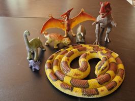 Dinos und Gummischlange