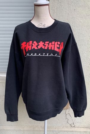 Superbe sweat-shirt THRASHER GODZILLA CREW t.M