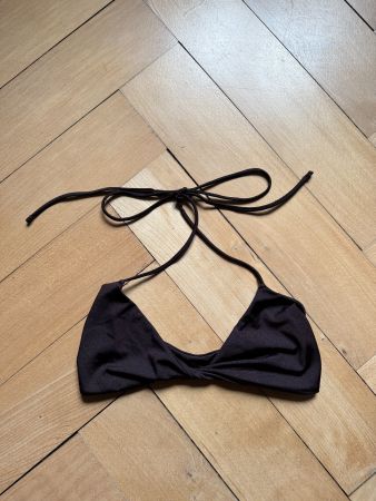 WEEKDAY - Bikini Oberteil dunkelbraun S