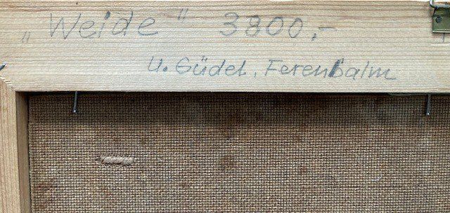 Dipinti: Güdel Ueli. "Weide" – Usato da Frauenfeld venduto da picowalo 1