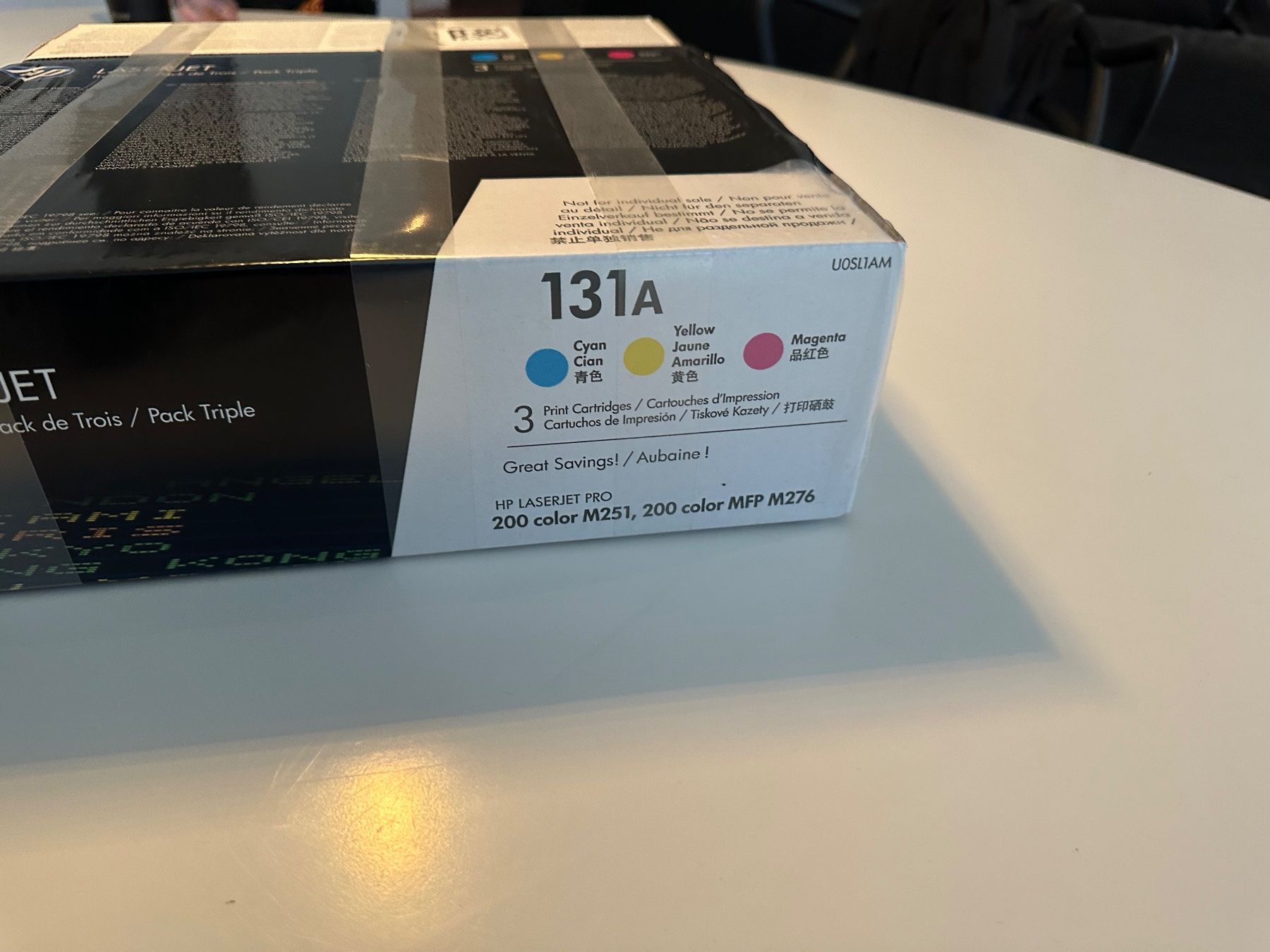 Hewlett Packard Cartucce per stampanti & toner: Toner HP Original CF210A / 131A SET mit allen vier Farben – Nuovo e nell'imballaggio originale da Ried b. Kerzers venduto da benobender 3