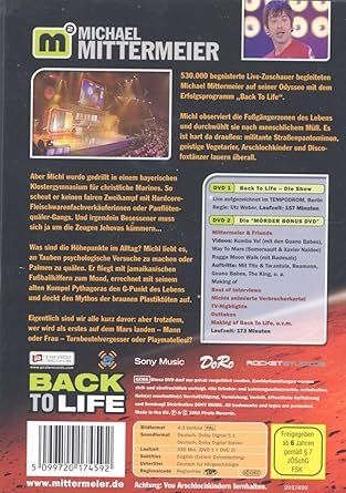 Tutti i DVDs: Michael Mittermeier - Back To Life (2 DVDs) – Usato da Seewen SO venduto da DVD-Movie-Fan 1