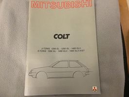 Mitsubishi Colt Verkaufsprospekt 16 Seiten