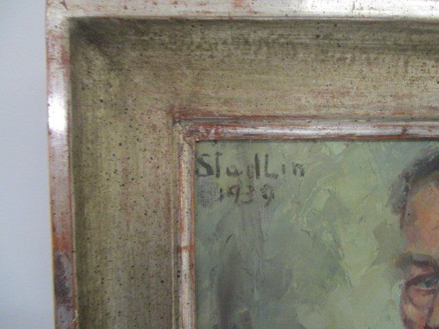 Gemälde: Stadlin Maria 1897-1973 - Mann mit Pfeife sign. dat. 1939 – Gebraucht aus Luzern von Horoskop1 3