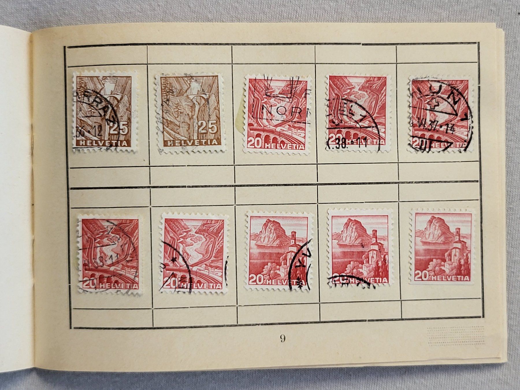 Alle Briefmarken: (569) Altes kleines Briefmarkenheft ab ca. 1930 – Gebraucht aus Schwarzhäusern von Inot3 7