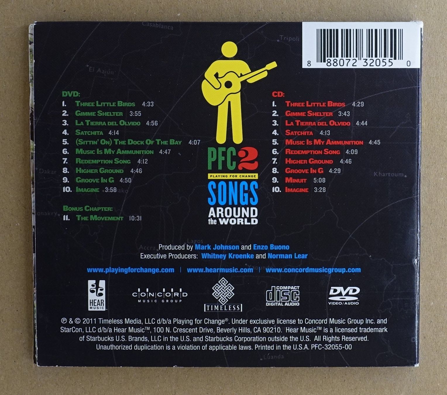 CD: Playing For Change – PFC 2 (CD + DVD) - F30 – Usato da Sessa venduto da fraenklishop 1