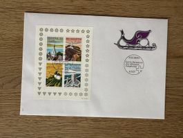 Schweiz - 1987 200 Jahre Tourismus Block FDC