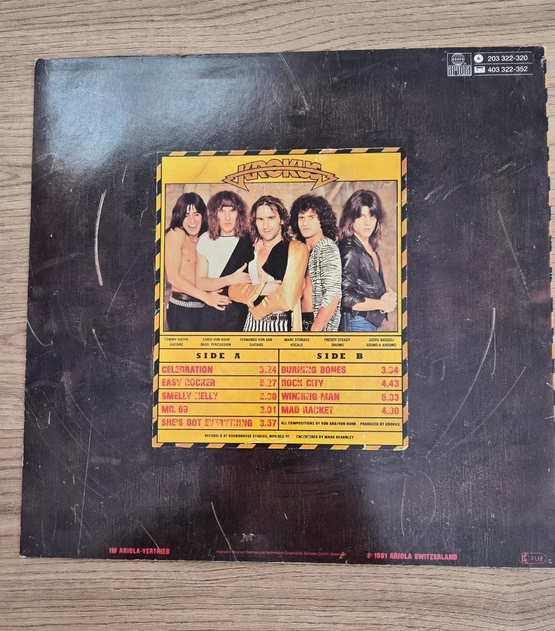Dischi in vinile: Schallplatte / LP  Schallplatte Krokus "Hardware" 1981 Rock – Usato da Dielsdorf venduto da Haesi0 1