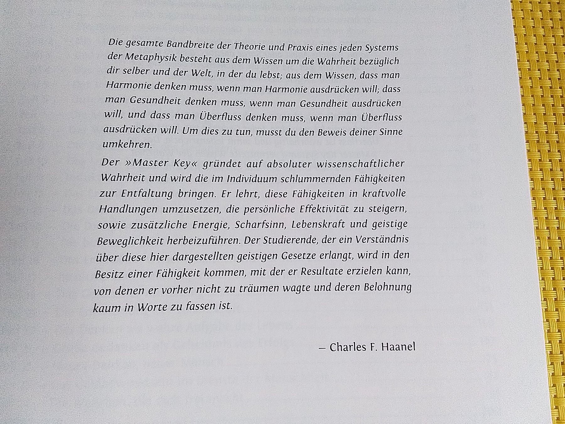 Libri: Das Master Key System - Ohne CD - Rarität – Usato da Rebstein venduto da Buchsi03 2