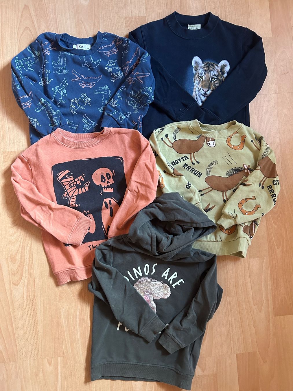 H&M Kleiderpakete & -sets: 5 x Pullover (H&M, C&A…) - Gr. 110/116 – Gebraucht aus Illnau von Monkky 1