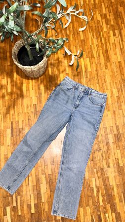 Jean vintage 80s straight fit – denim bleu taille M