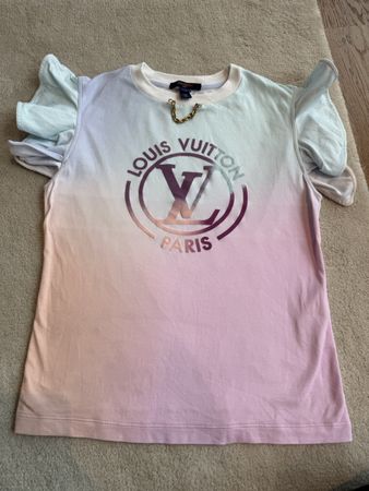 Louis Vuitton Kinder T-Shirt Gr. M Ombré Print Sommer 2023