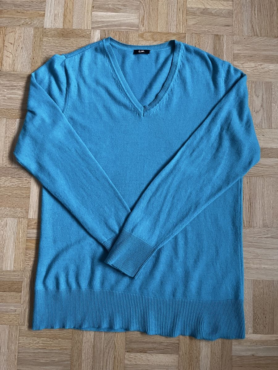 Gerry Weber Pullover & Sweatshirts: Gerry Weber Pullover, V-Ausschnitt, türkis, Grösse M – Gebraucht aus Zürich von Kleanthy 3