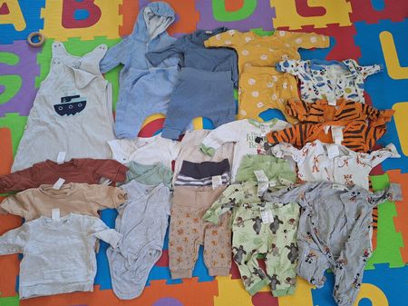 Tolles Babykleider Paket, Grösse 50/56, Top Zustand!