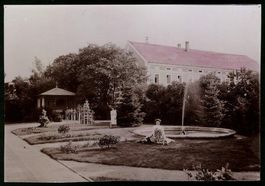 Fotografie Porschnitz, Rittergut mit Pav