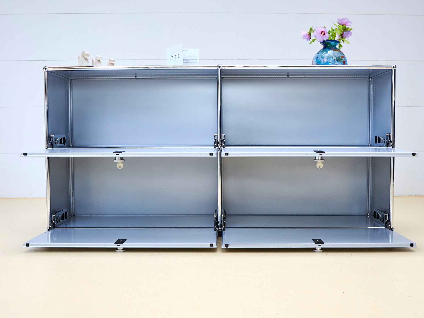 USM Cassettiere: USM Sideboard in Mattsilber – Usato da Meinisberg venduto da atelier_TILIJA 4