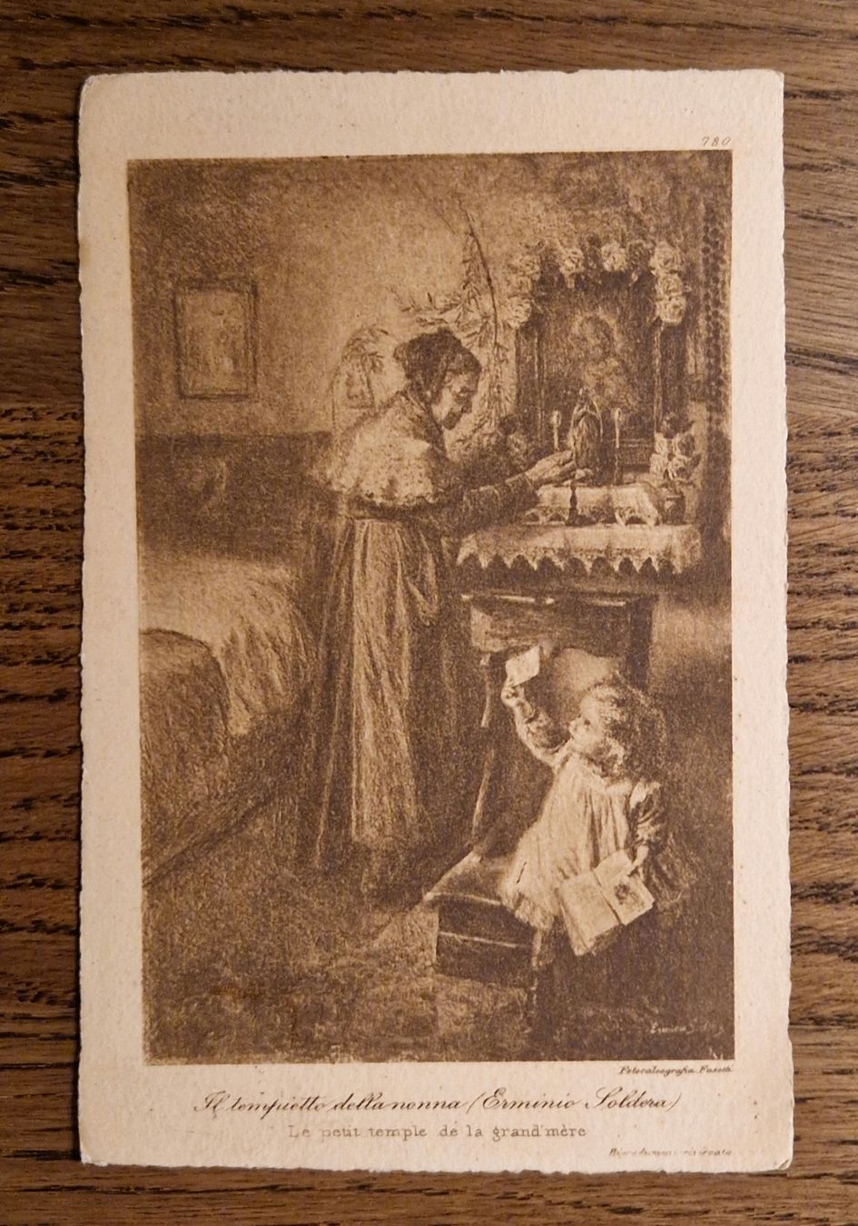 Cartoline postali: Le petit temple de la grand mère 1926 – Usato da Ebikon venduto da Donar50