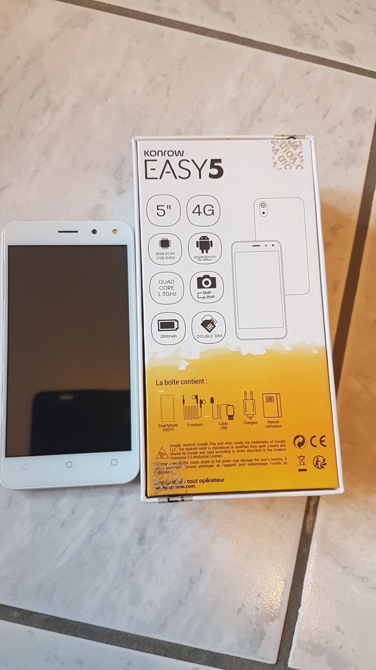 Handys / Smartphones: Smartphone  Konrow easy 5 – Gebraucht aus PORRENTRUY von tin_ff6p 1