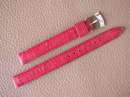 echt Strauss Luxus-Uhrenband Kaumann 10mm NOS rot Schliesse