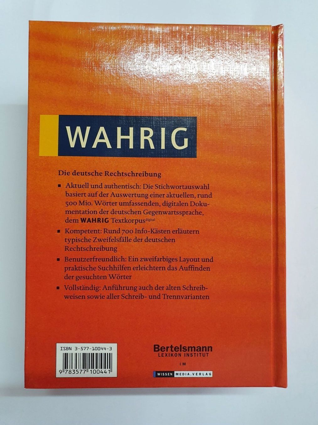 Libri: Duden deutsche Rechtschreibung Wahrig – Usato da Oberdorf BL venduto da BaldenEagle 1