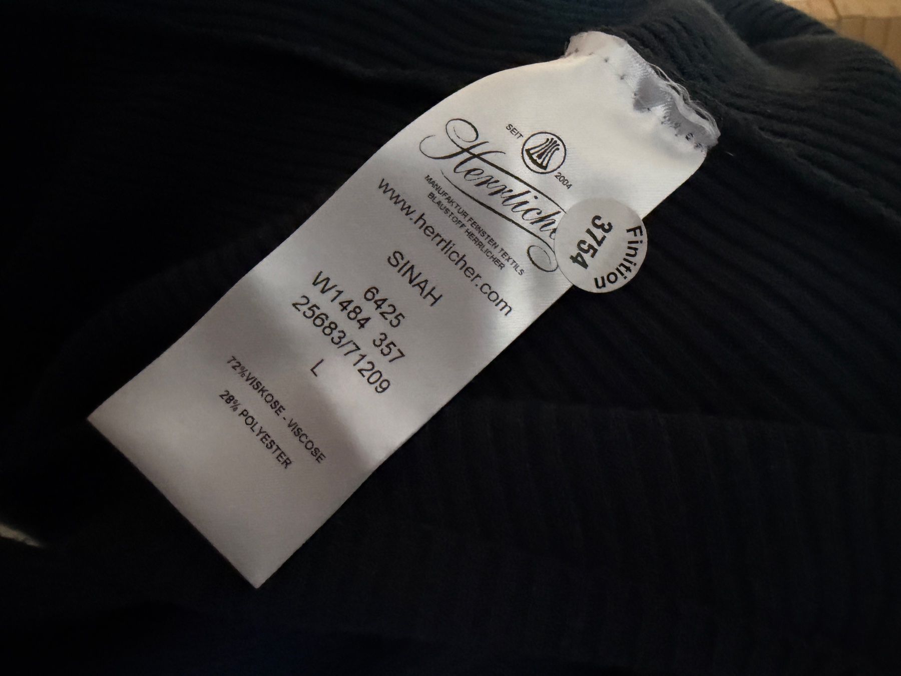 Maglioni & Felpe: Rollkragenpullover, dunkelblau, Gr. L – Nuovo (secondo la descrizione) da Zofingen venduto da NEOLO 3