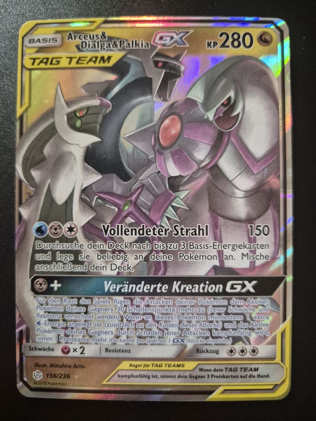 Pokémon Carte collezionabili: Arceus, Dialga & Palkia GX - Tag Team - EX - DE – Usato da Basel venduto da Sahrinia